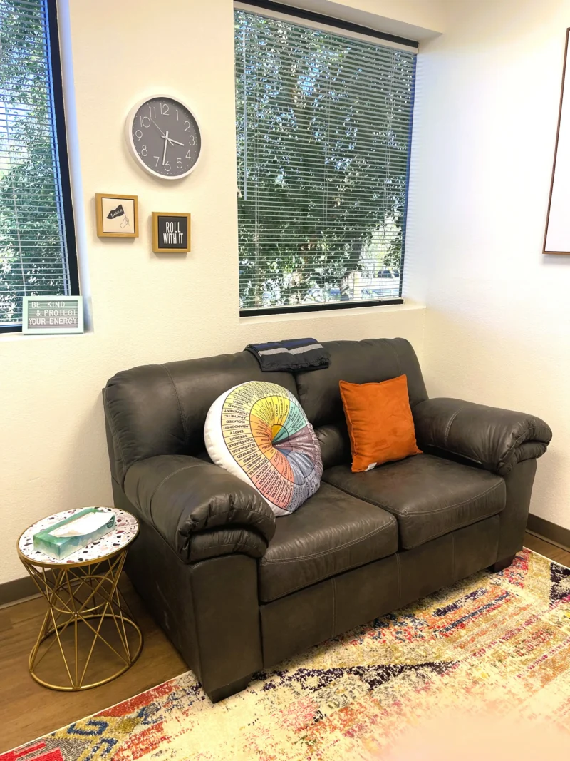 Therapy and counseling office at Transitions Counseling and Consulting